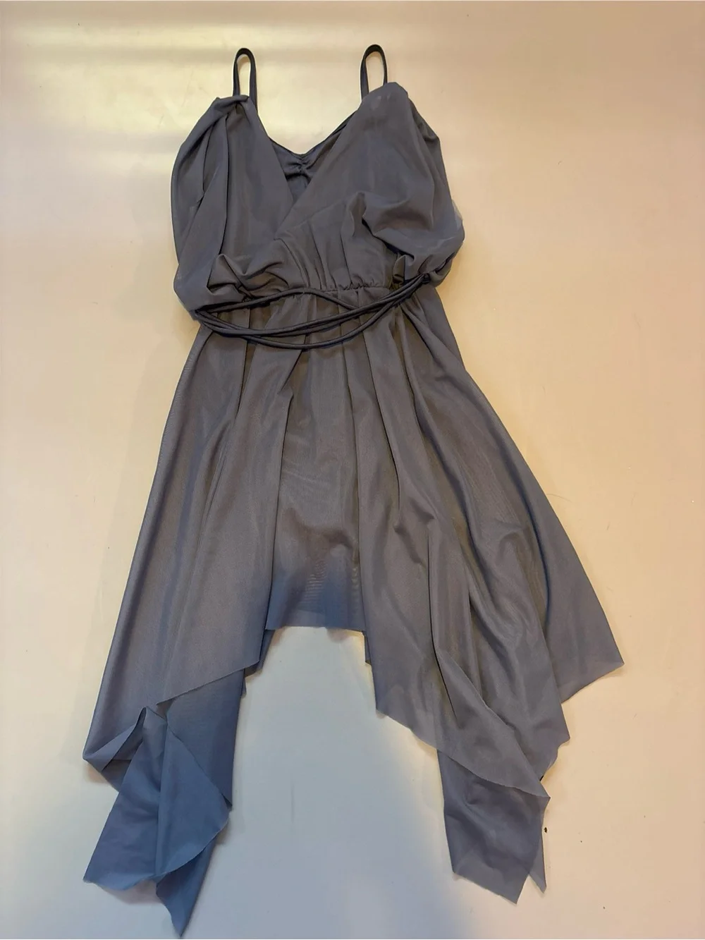 Balera dusty blue lyrical / contemporary dance costume